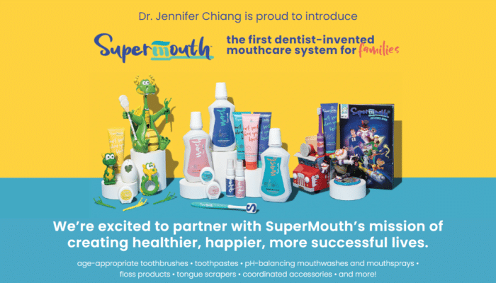 Image of Supermouth toothbrushes: "Colorful Supermouth toothbrushes designed to make oral hygiene fun and engaging."