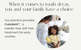 Photos of a family dental visit